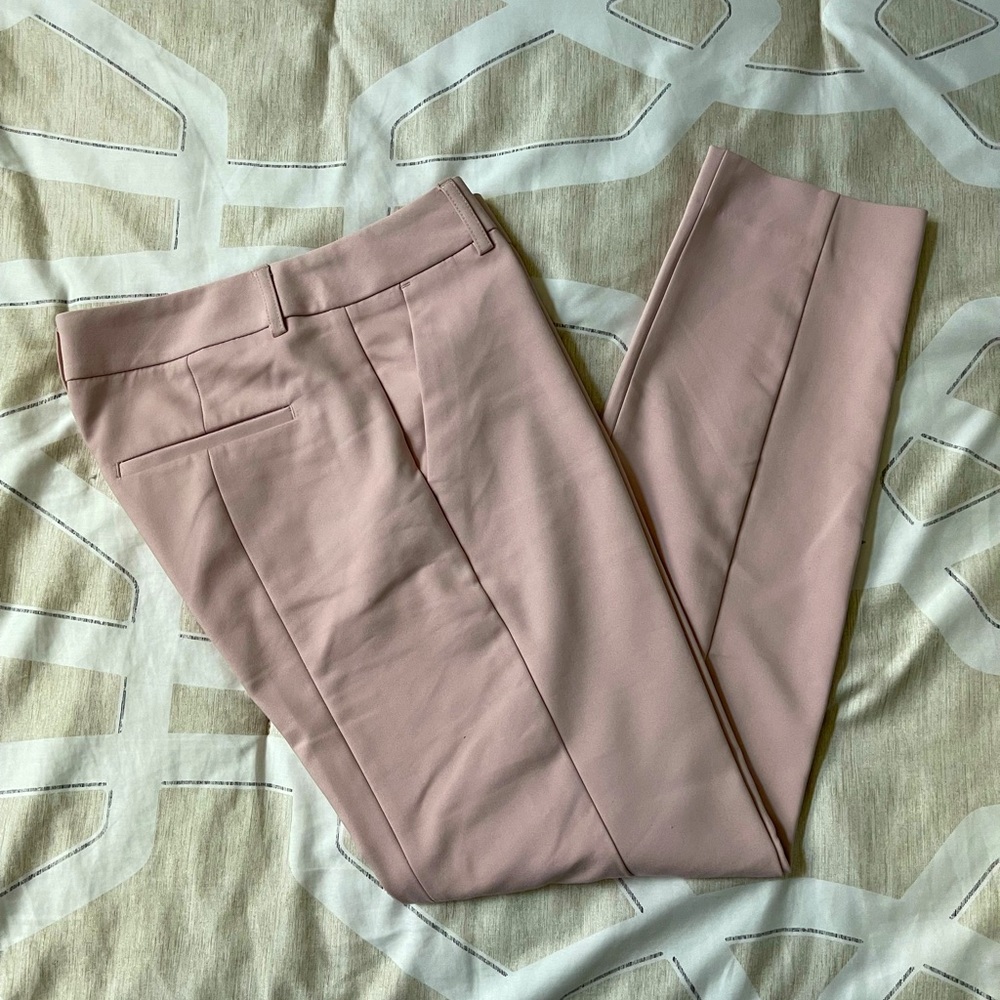 Express Pink Tailored Dress Pants